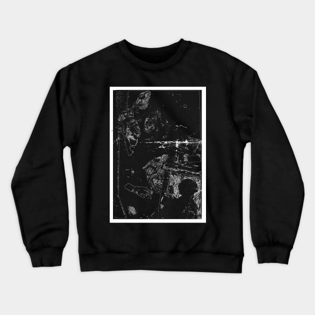 DIY Punk Design Crewneck Sweatshirt by JRM